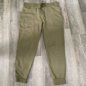 Olive green joggers